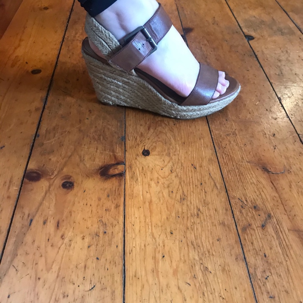 Sonoma Brown wedge sandals